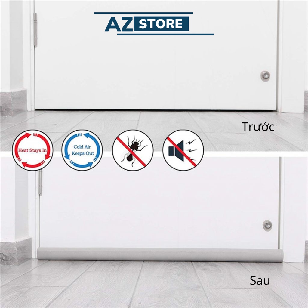 Nẹp xốp dán chặn cửa tự dính chống bụi ngăn gió lùa - AZ Store