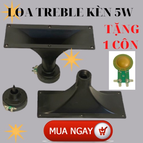 Loa treble kèn 5w hàng chính hãng cty HQ 301 chuyên bẫy chim đêm, lắp loa kéo
