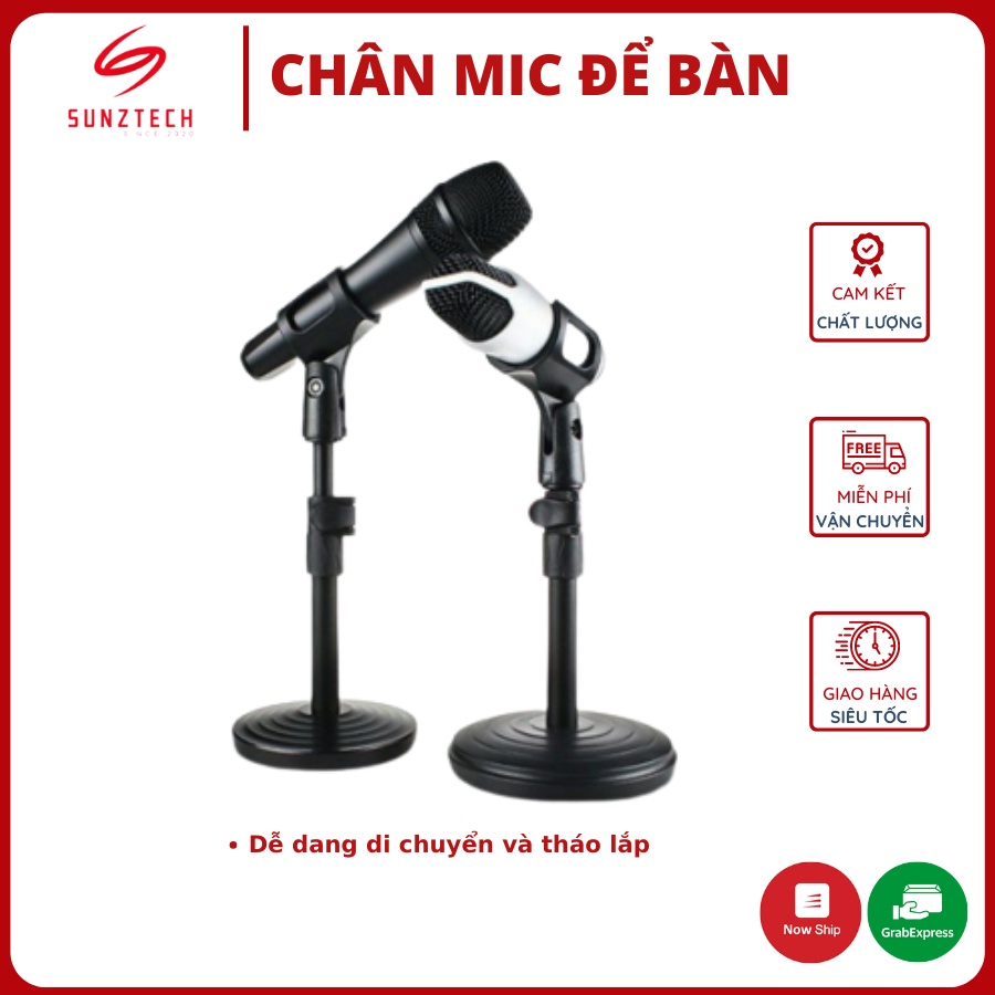 Chân mic để bàn hay giá đỡ mic dòng 1 mic - chân micro dùng tốt cho các mic như C7 C11 C16