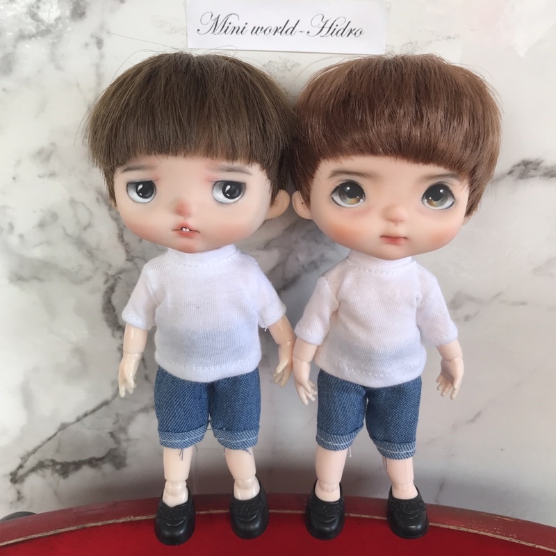 Búp bê Baboliy Holala nhựa đã face Up vẽ mặt lại khớp BJD 1/8