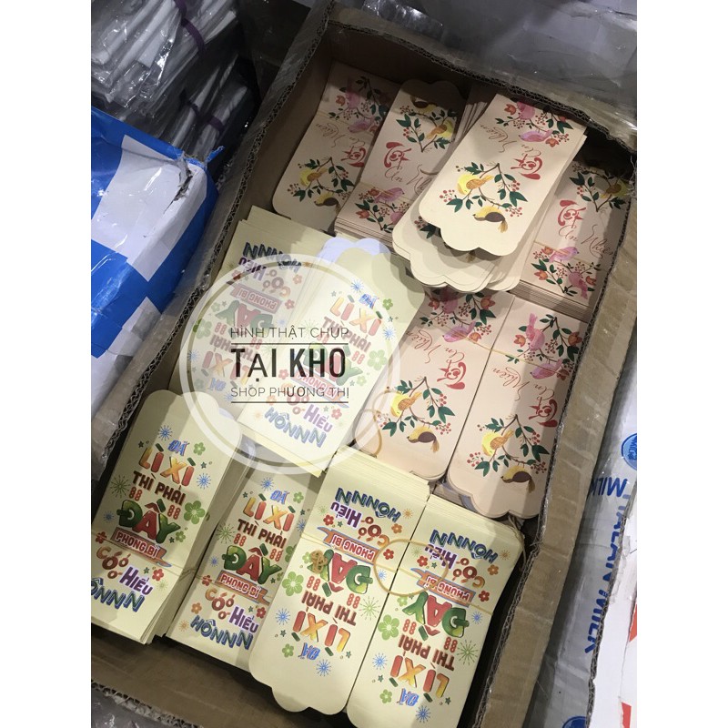 Bao lì xì tết Tân Sửu 2021 - Bán sỉ bao lì xì giá rẻ vô địch (combo 100c)