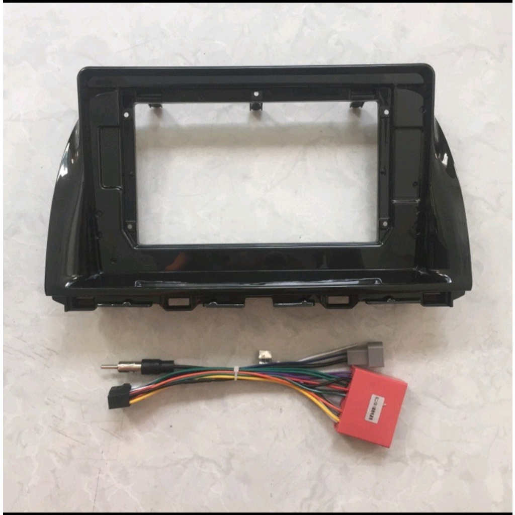 Mặt dưỡng màn hình MAZDA CX5 kèm jack zin 2012-2017