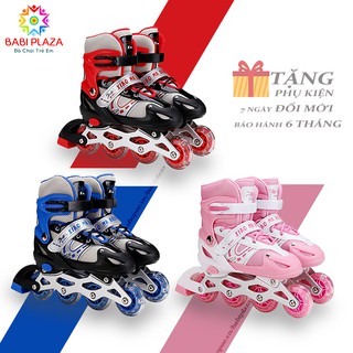 Giày Patin Trẻ Em Cao Cấp Giá Tốt - Combo đầy đủ phụ kiện - Giầy trượt trẻ em phát sáng.