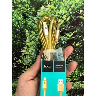 Cáp sạc nhanh hoco upl12 / upl12 plus cho các dòng điện thoại chính hãng có đèn led báo pin đầy, chống đứt, rối