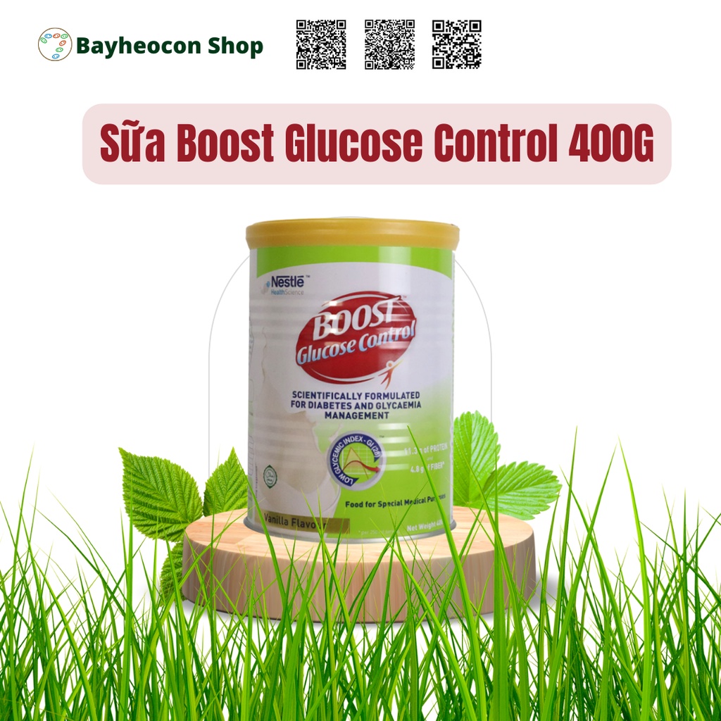 [Date 2024] Sản Phẩm Dinh Dưỡng Boost Glucose Control Cho Người Tiểu Đường (400g)