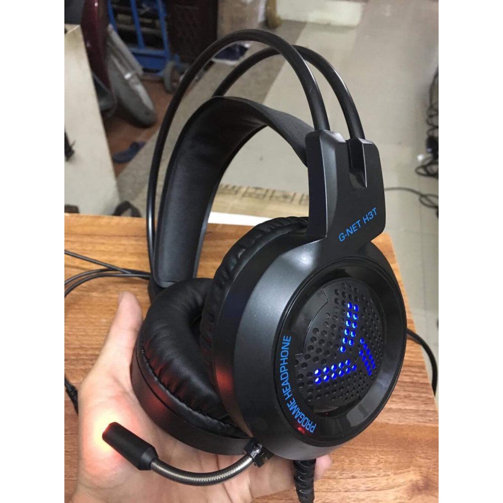 Tai Nghe Gaming GNET H3T Có Mic, Màu đen, Chính Hãng G-Net H3T