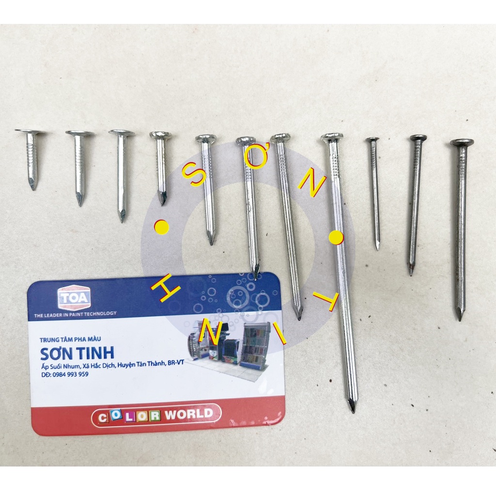 100g Đinh sắt Tolsen các loại ( 2 3 4 5 6 7 8 10)