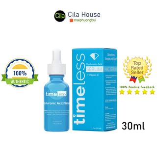[MẪU MỚI] Serum Timeless HAC Hyaluronic Acid + Vitamin C cấp nước, sáng da, mờ thâm - Cila House