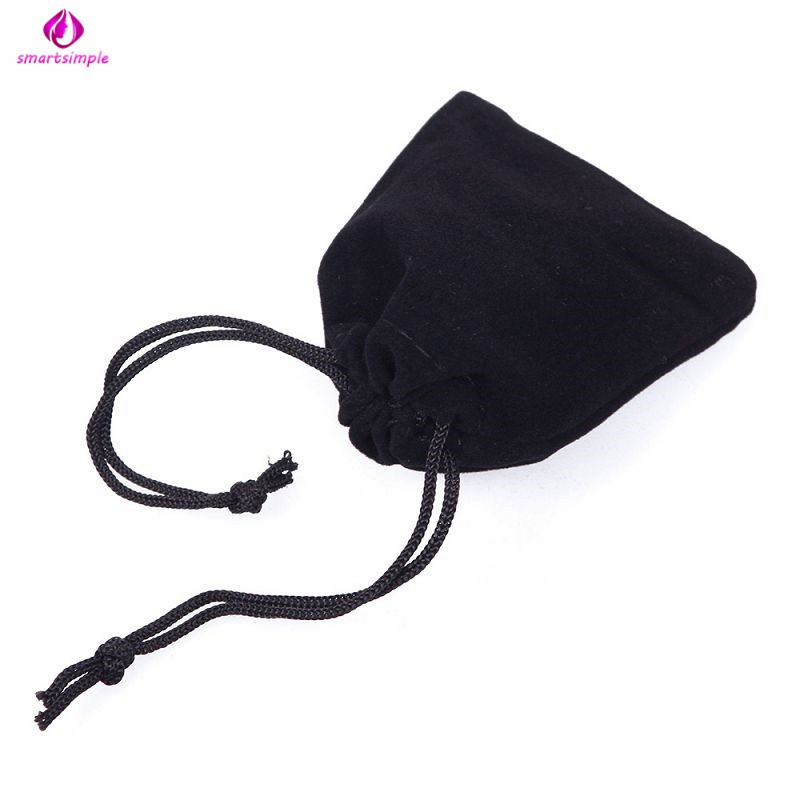 Túi đựng phụ kiện trang sức nhỏ 7*9cm có dây rút chất liệu vải nhung