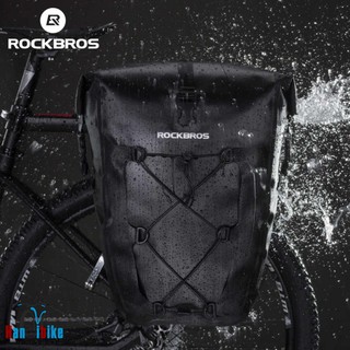 Túi treo BAGA xe đạp chống nước Rockbros trong hộp xanh 20L