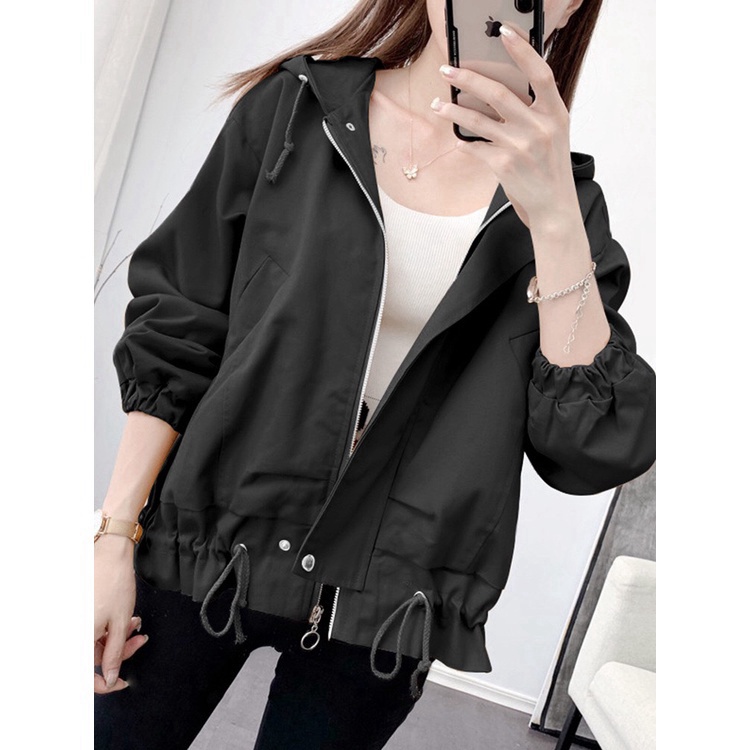 Áo khoác kaki kiểu nữ dây rút lai cực xinh , thiếu nữ teen cho các bạn trẻ THỜI TRANG KOKO MI