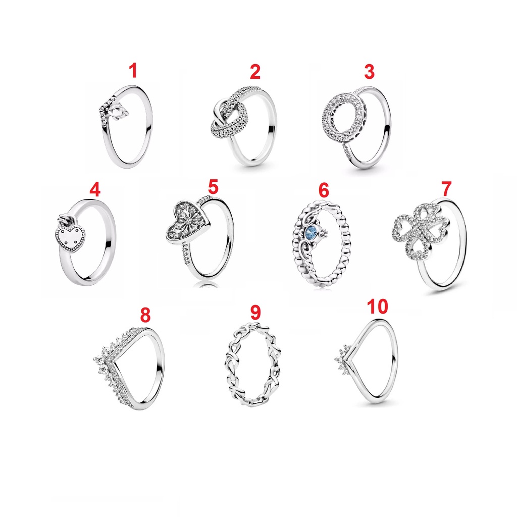 Bộ sưu tập nhẫn Pan- Bạc 925 cao cấp- Mã sản phẩm VENUSN2