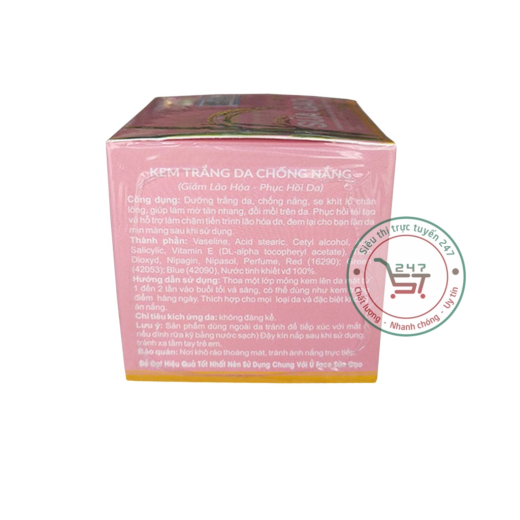 Kem dưỡng Trắng da mặt Chống nắng Giảm lão hóa Phục hồi da Sữa gạo Cosy White
