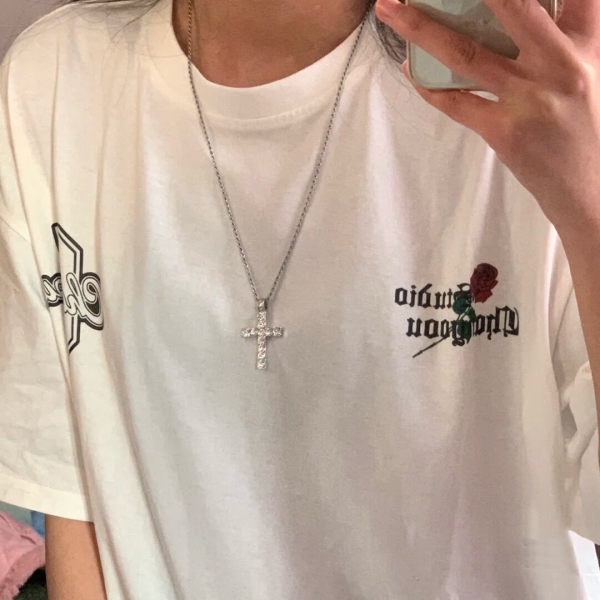 Áo Thun Nữ Ngắn Tay Cổ Tròn Thời Trang Hàn