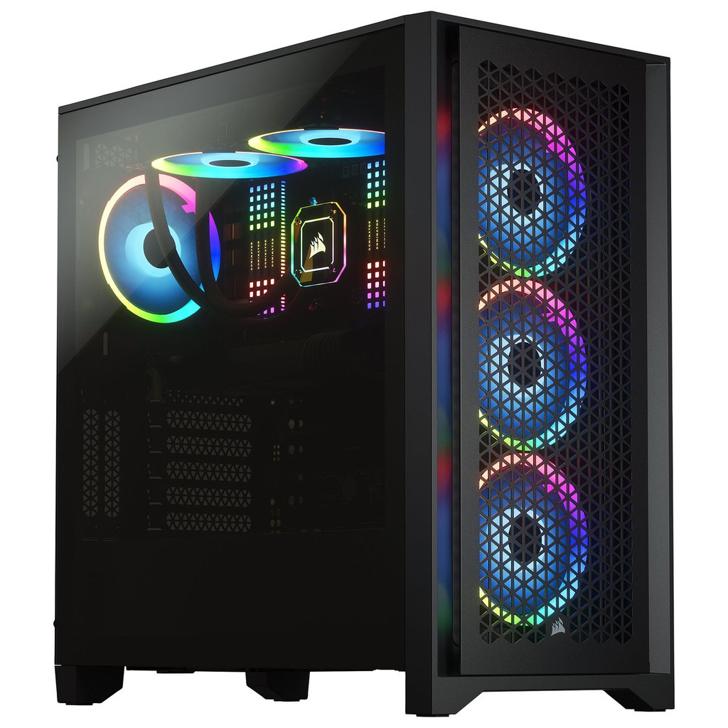 Vỏ case Corsair 4000D - Tempered Glass