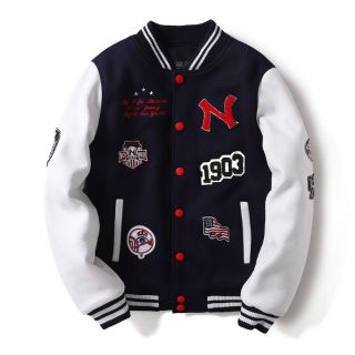 Áo khoác nhẹ nam nữ kiểu bóng chày phong cách trẻ trung năng động