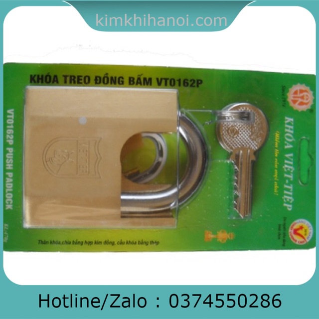 Khoá chống cắt đồng bấm việt tiệp loại to VT0162P