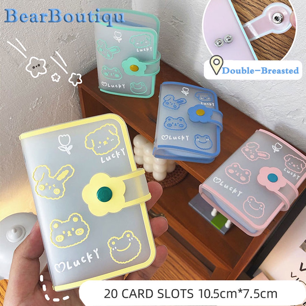 Ví Đựng Thẻ 20 Ngăn JP5 In Họa Tiết Hoạt Hình Dễ Thương