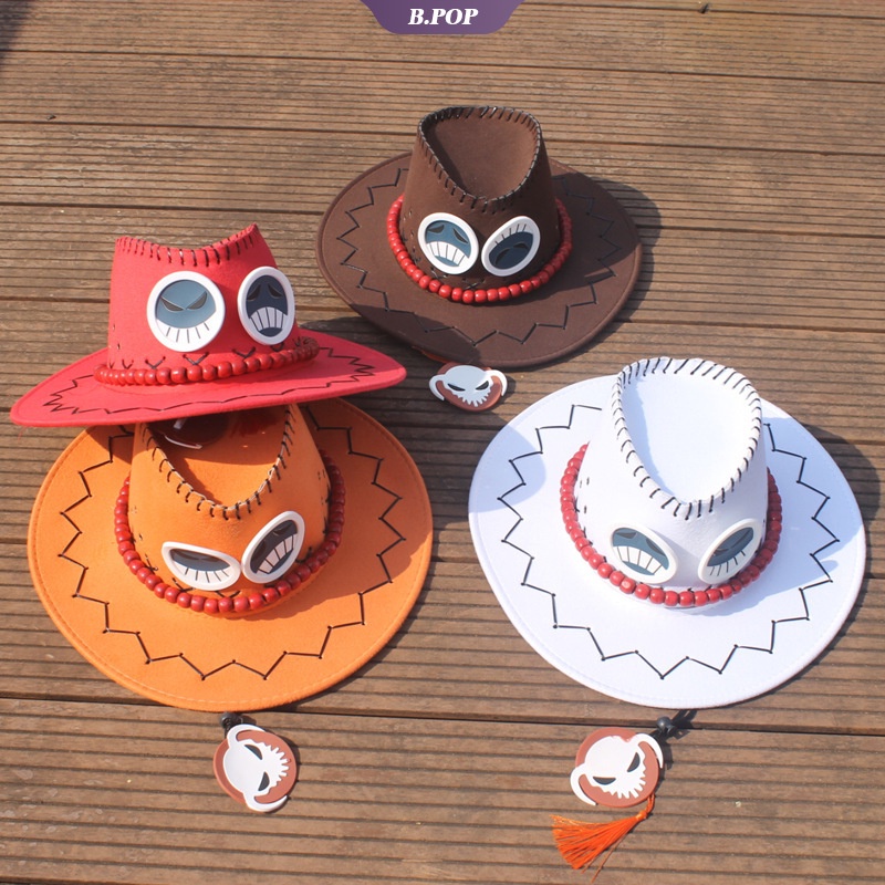 Nón Chống Nắng Hóa Trang Nhân Vật Hoạt Hình ONE PIECE Portgas D Ace Thời Trang Mùa Hè Dành Cho Người Lớn