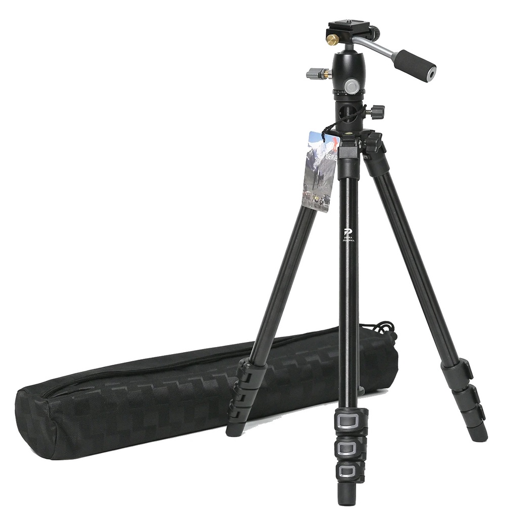 Chân máy ảnh tripod Beike Q-202F, Thanh ngang