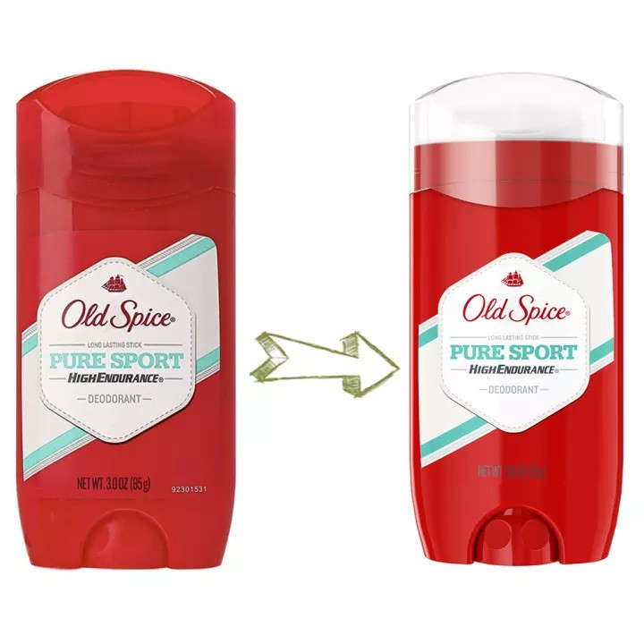 Lăn khử mùi Old Spice Pure Sport 85g / Bearglove 50g / WhiteWater 50g / Wolfthorn 50g / Timber 63g   - Chính Hãng Mỹ