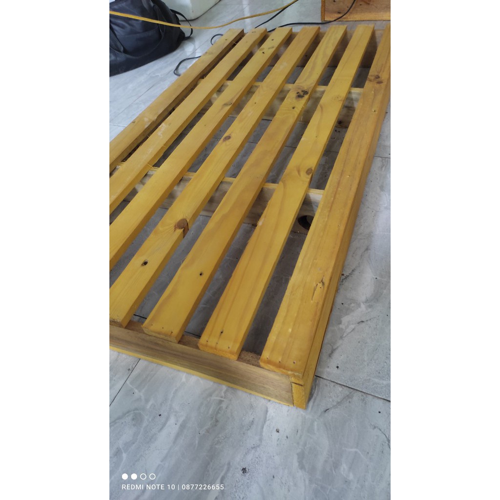 Hộp gỗ pallet làm giường 50 x 90cm x 11cm, pallet giường phòng trọ, làm bục ...Dulcie.97