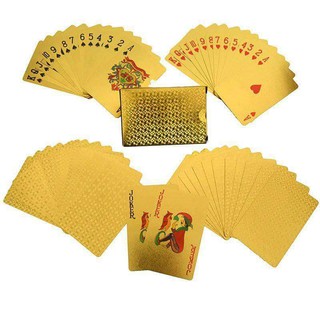 Bộ bài mạ vàng