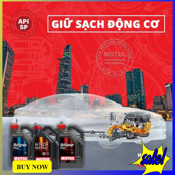 Dầu Nhớt Xe Hơi Motul Multipower Plus 10W40 Bình 4 Lít Hàng Chính Hãng Check Code