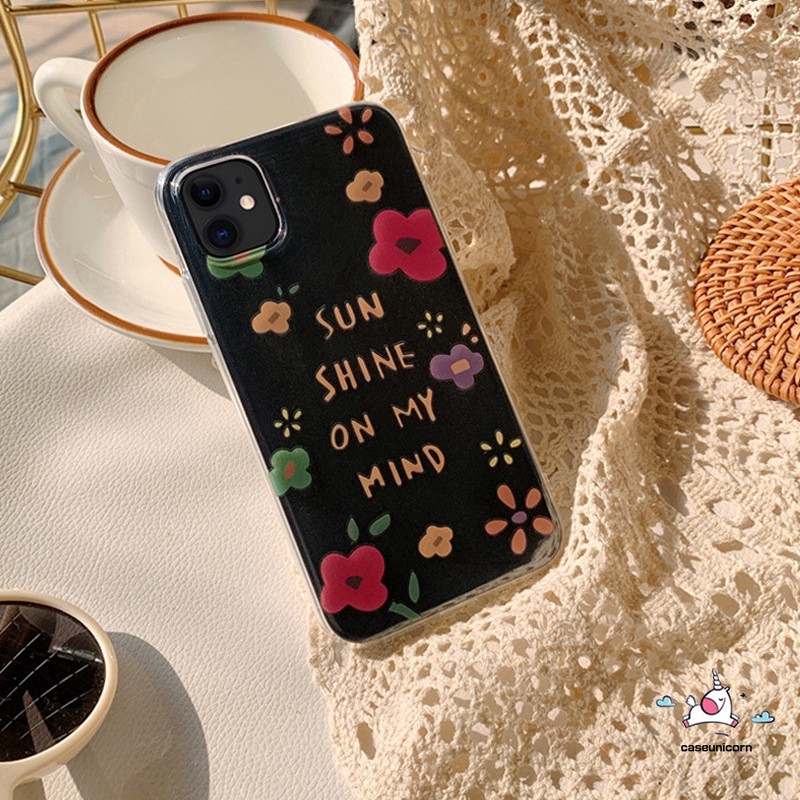 Ốp điện thoại TPU mềm trong suốt họa tiết hoa dành cho iPhone 6 6S 7 8 Plus 11 Pro Max XR X XS MAX SE 2020 | BigBuy360 - bigbuy360.vn