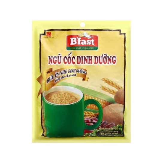 Ngũ cốc dinh dưỡng VinaCafé B'fast gói 500g.