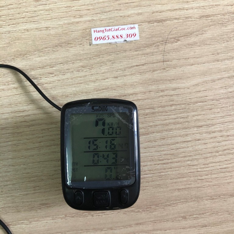 Đồng hồ công tơ mét xe đạp Sunding SD-563A chính hãng hiện đại –
