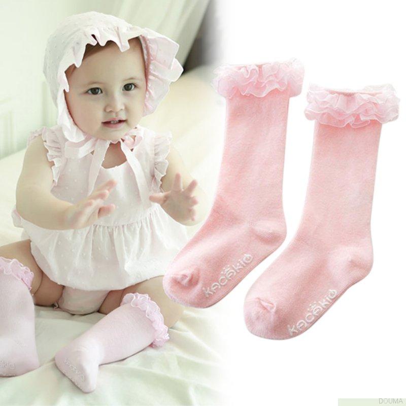 Vớ công chúa phối ren màu sắc xinh xắn đáng yêu dành cho bé gái