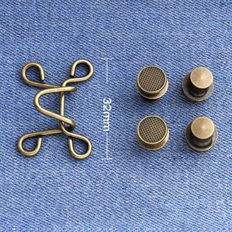 Nút khóa thắt lưng móc đai quần jean điều chỉnh kích thước 25/32mm có thể tháo rời | BigBuy360 - bigbuy360.vn