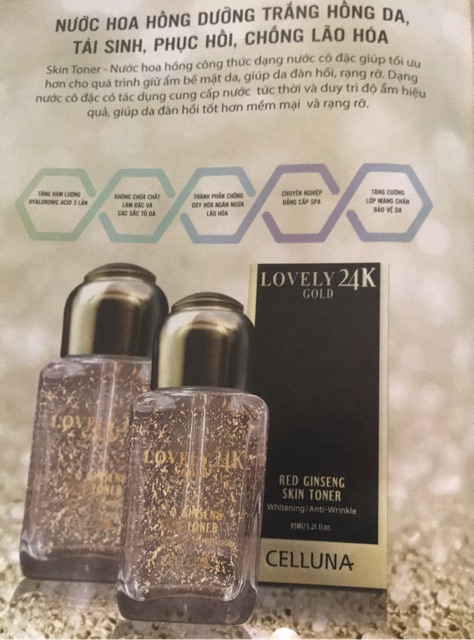 Serum 24k Tinh Chất Dưỡng Da Tái Sinh Phục Hồi -Chống Lão Hoá (CELLUNA Hàn Quốc chai 50ml)
