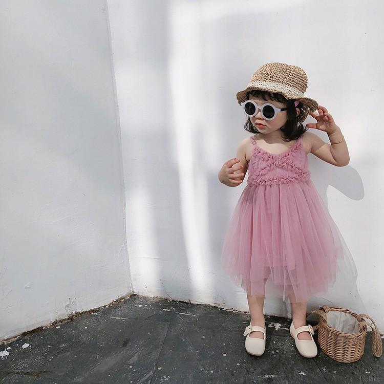 Đầm xinh xắn tùy chọn màu sắc cho bé gái