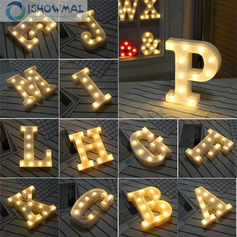 Đèn LED hình bảng chữ cái