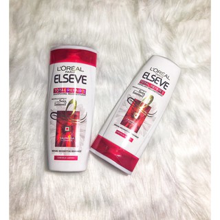 Bộ gội xả Loreal Elseve trắng phục hồi tóc hư tổn