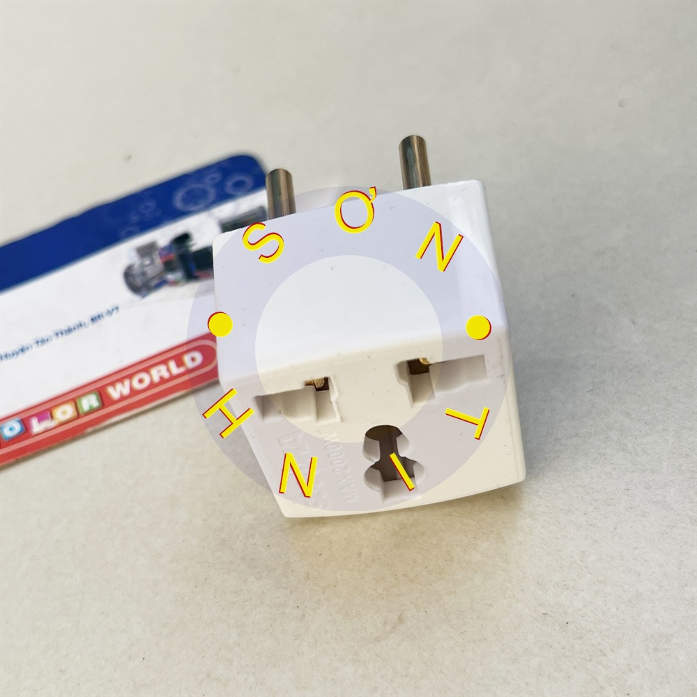 Đầu nối chia điện đa năng chuyển nguồn Sopoka P6A chịu tải 1200W nhỏ gọn, đa dạng phích cắm - 1 cái