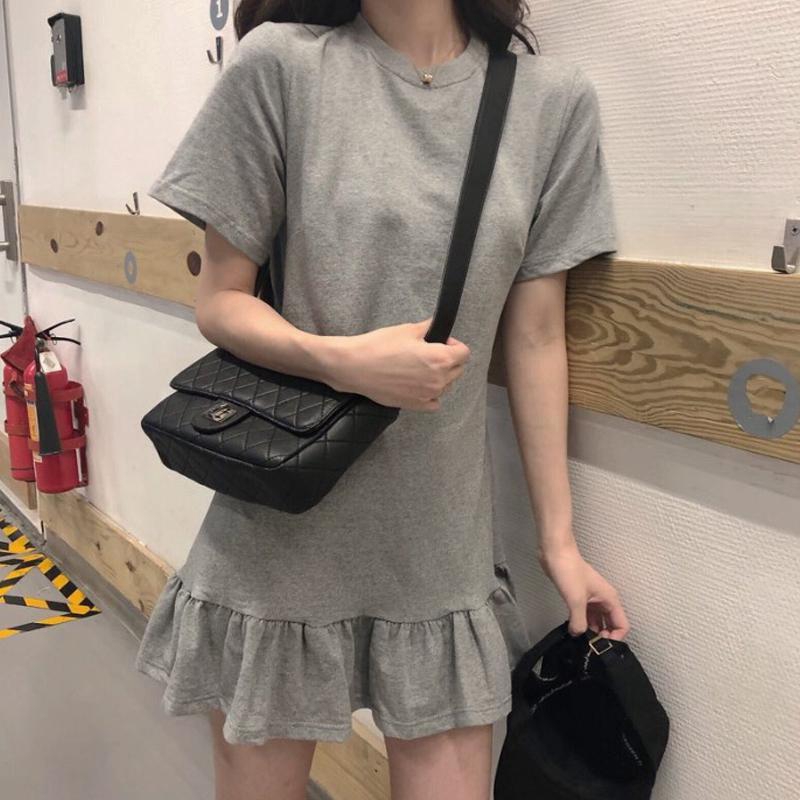 Đầm Ngắn Tay Hở Lưng Thiết Kế Phối Bèo Thời Trang Mùa Hè Cho Nữ | BigBuy360 - bigbuy360.vn