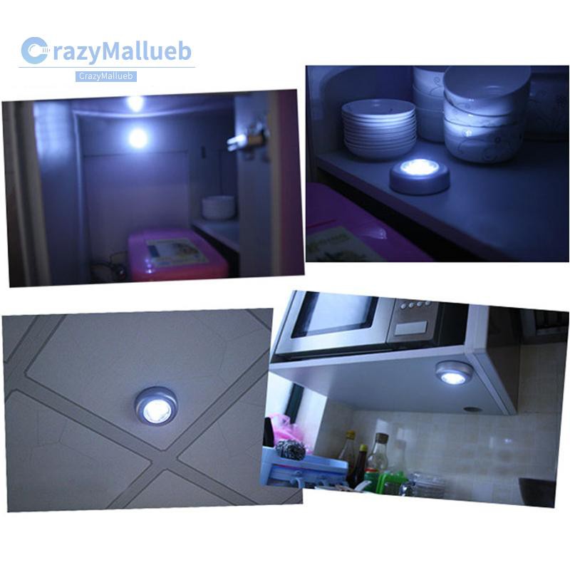 Crazymallueb❤LED Battery-powered Wireless Night Light Stick Tap Touch Lamp Light❤Lighting