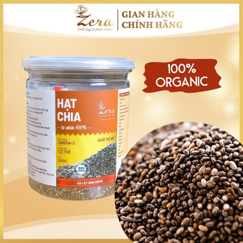 Hạt chia Úc Absolute Organic mới nhất Zera Tốt Cho Sức Khỏe