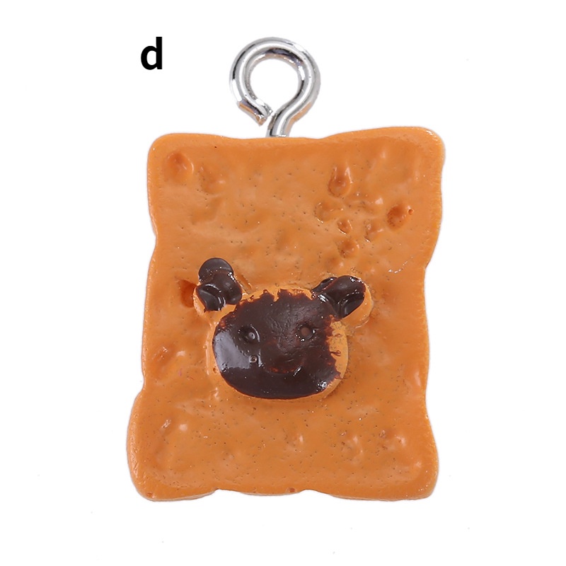 Set 10 Mô Hình Bánh Mì Bằng Nhựa Dùng Làm Đồ Trang Sức Diy