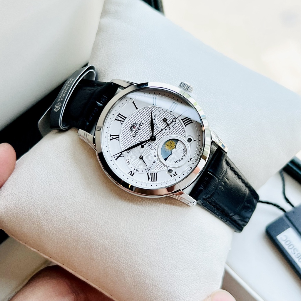 Đồng hồ nữ dây da cao cấp Orient Nữ Sun And Moon RA-KA0006S00C Bảo hành 1 năm Hyma watch