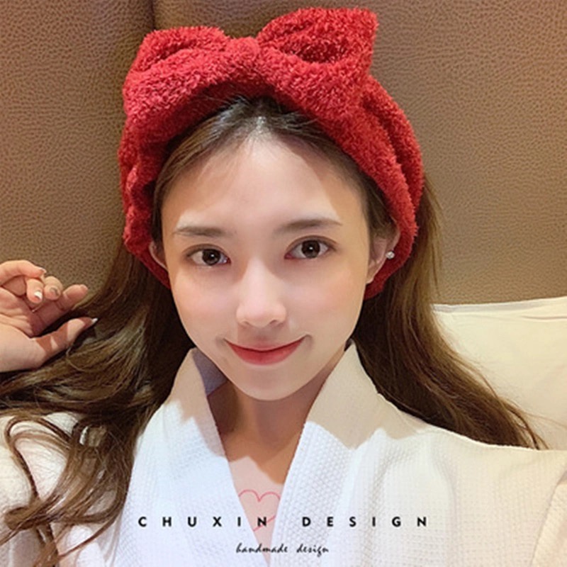 Băng Đô Co Giãn Đáng Yêu Dùng Khi Rửa Mặt/ Trang Điểm