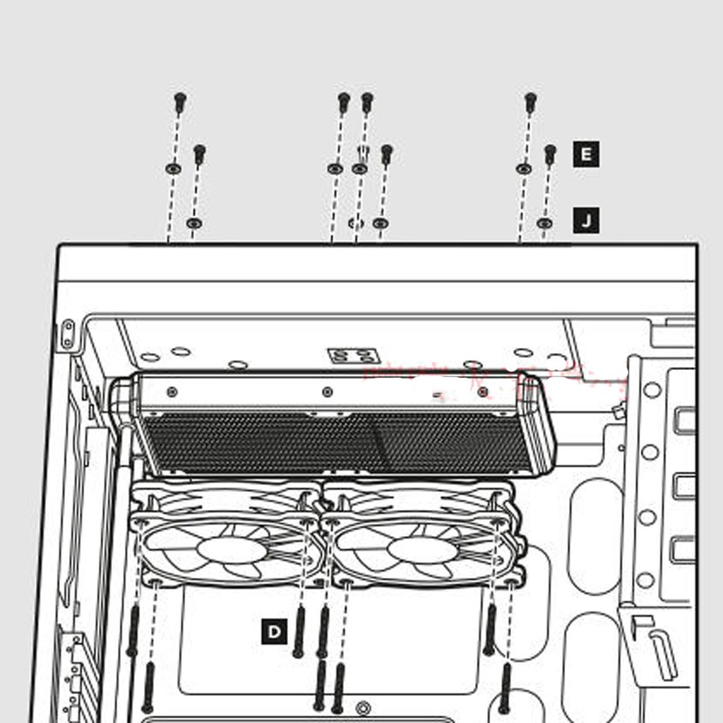 Bộ Ôc Bắt Quạt Vào Radiator Reng 3.5mm (6#32)