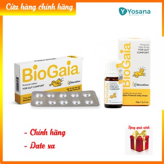 ✅(Tặng quà) BioGaia Protectis Drops - Men vi sinh tăng cường miễn dịch, hết táo bón nhập khẩu chính hãng từ Thuỵ Điển