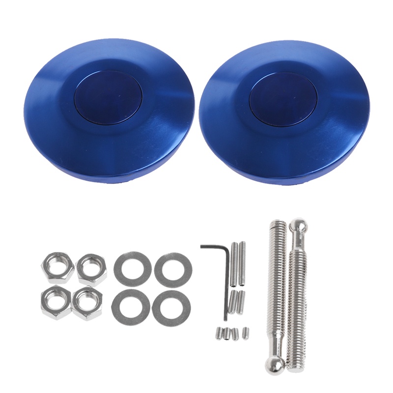 Nút Nhấn Khóa Mui Xe Hơi Bằng Nhôm 6.2cm / 2.44 "Tháo Gỡ Nhanh Tiện Dụng