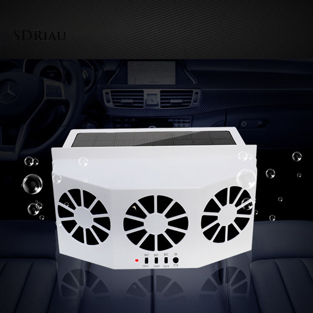 Quạt thông gió cho ô tô lọc không khí sạch hoạt động bằng năng lượng mặt trời