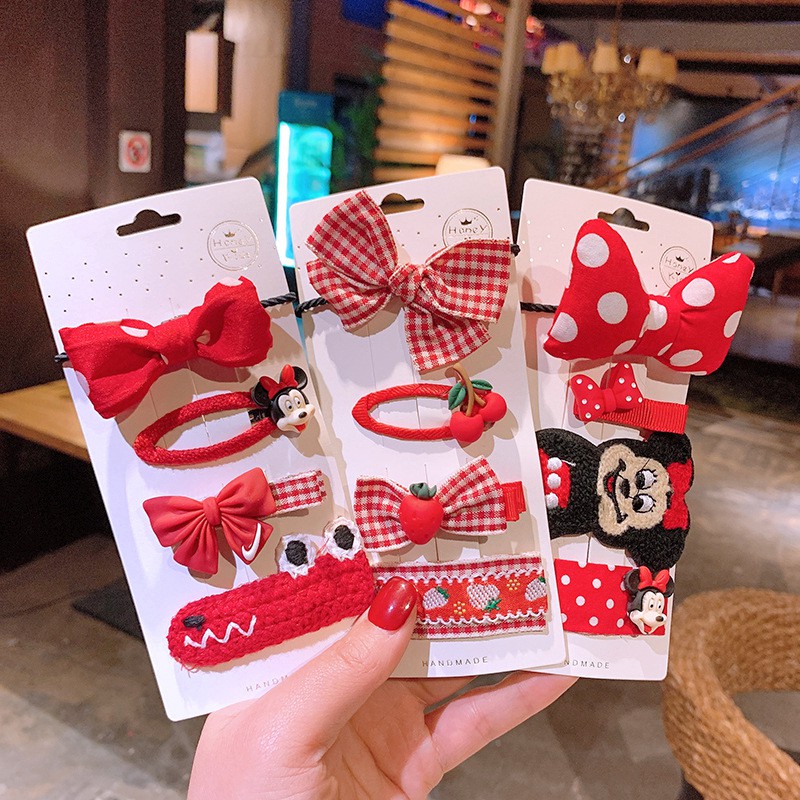 Kẹp tóc họa tiết trái cây xinh xắn cho bé gái