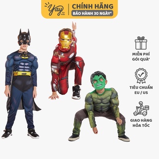 Đồ Hoá Trang Trẻ Em - Siêu Anh Hùng Iron Man/Captain America/Hulk/Bat Man - Yay